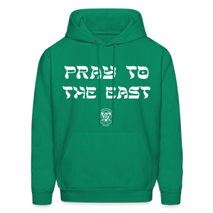 Pray to the east Hoodie - kelly green