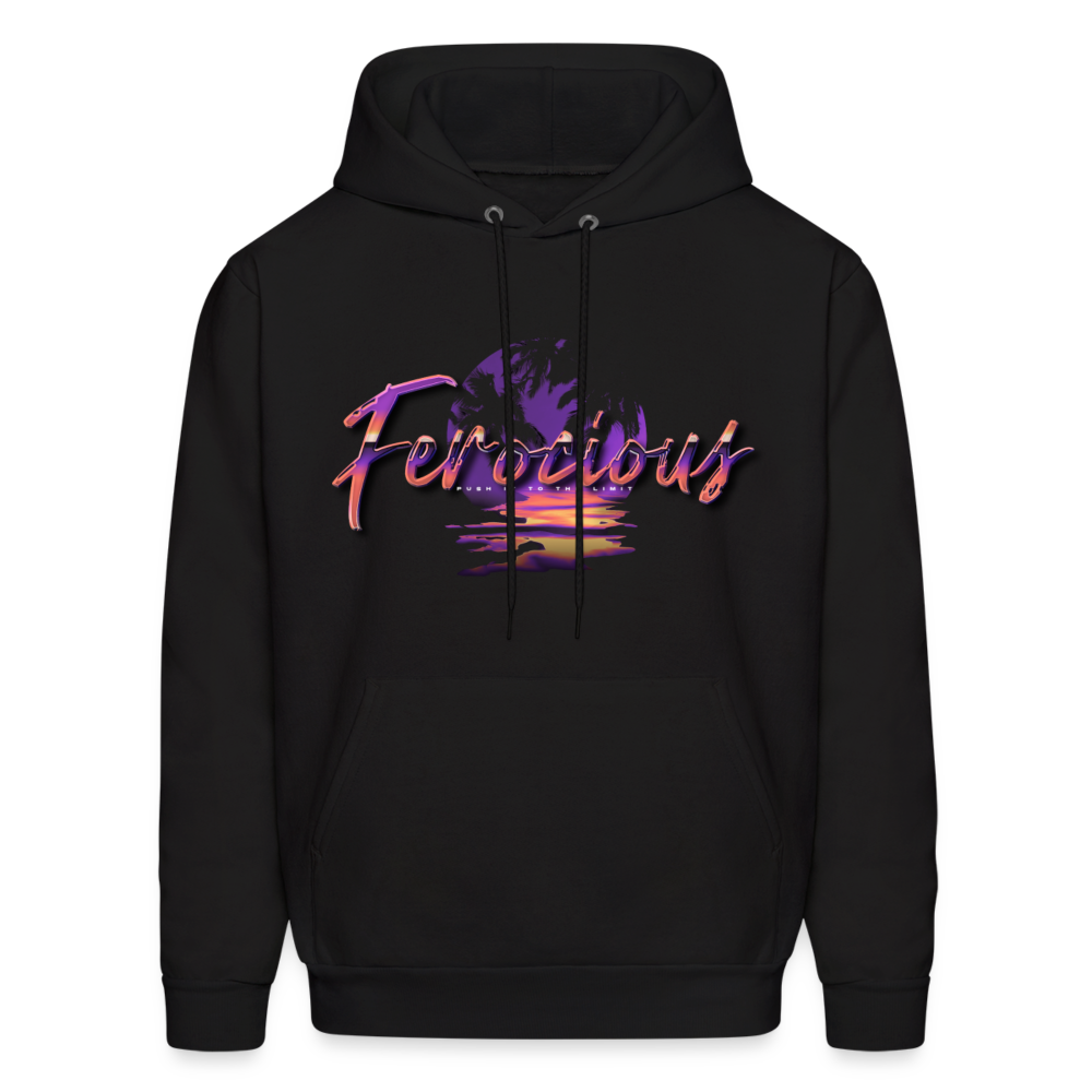 Ferocious 80's Hoodie - black