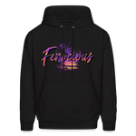 Ferocious 80's Hoodie - black