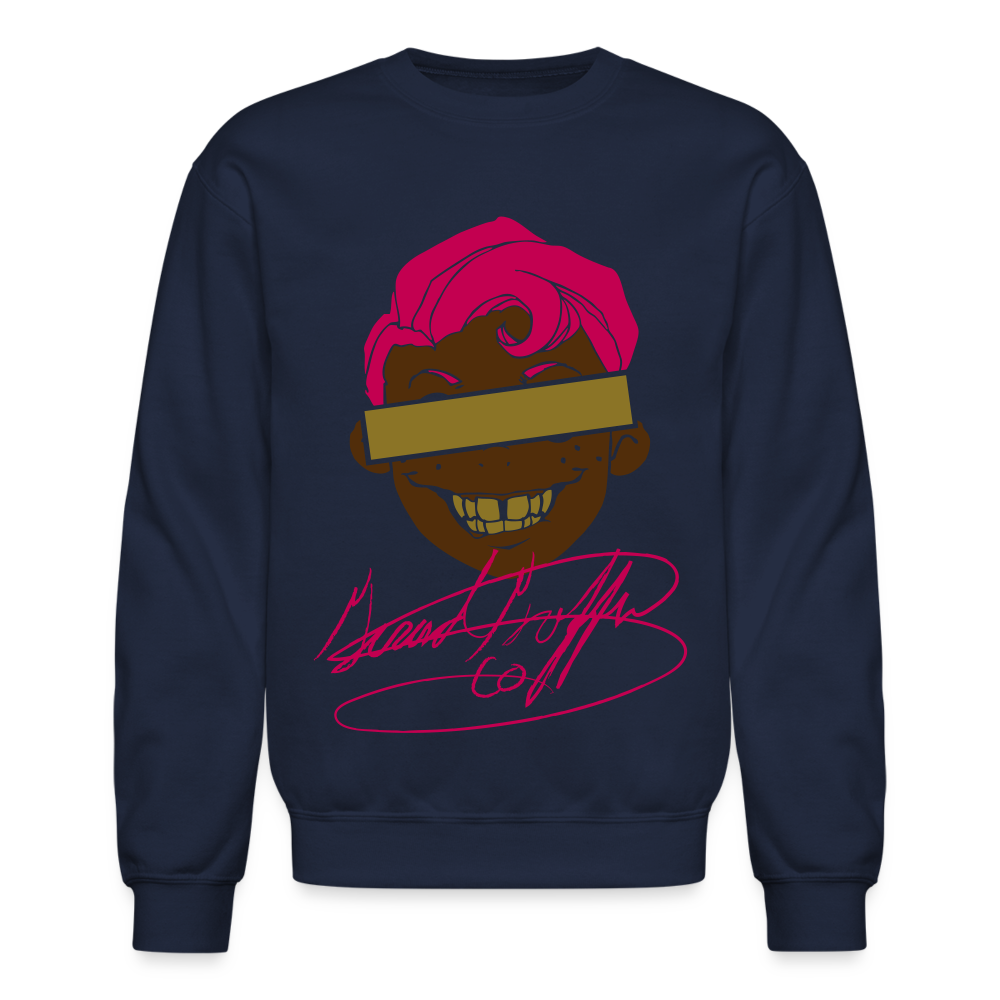 Percy Crewneck Sweatshirt(Gold) - navy