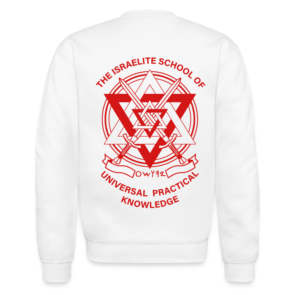 Hold The Torch Crewneck Sweatshirt - white