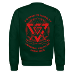 Hold The Torch Crewneck Sweatshirt - forest green