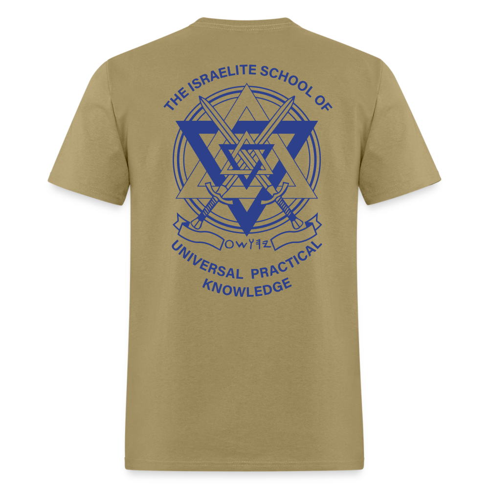 Products UPK Logo Classic T-Shirt Blue - khaki