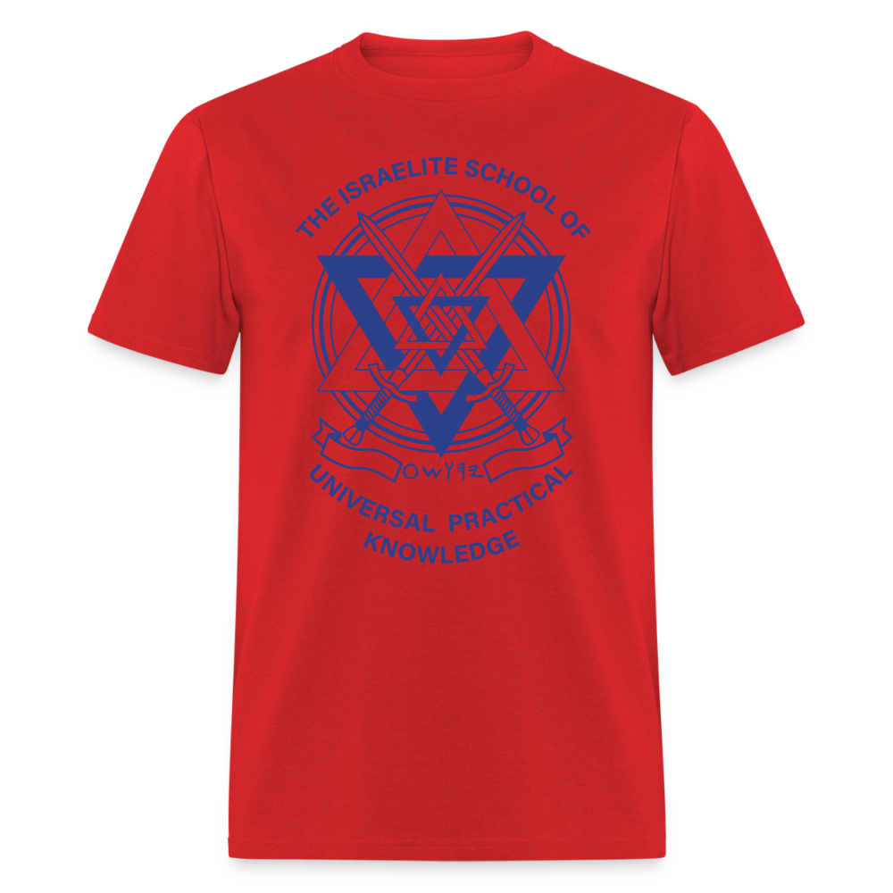 Products UPK Logo Classic T-Shirt Blue - red