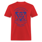 Products UPK Logo Classic T-Shirt Blue - red