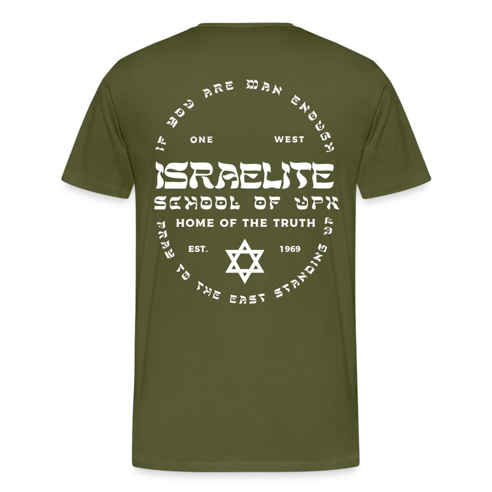 Pray to the East Premium T-Shirt - olive green