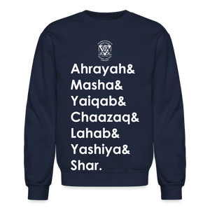 Seven Heads Crewneck Sweatshirt - navy