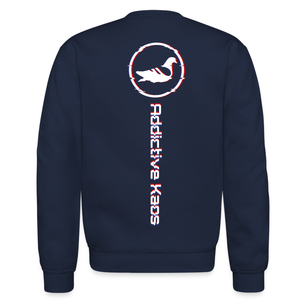 WRTC Glitch Crewneck Sweatshirt - navy