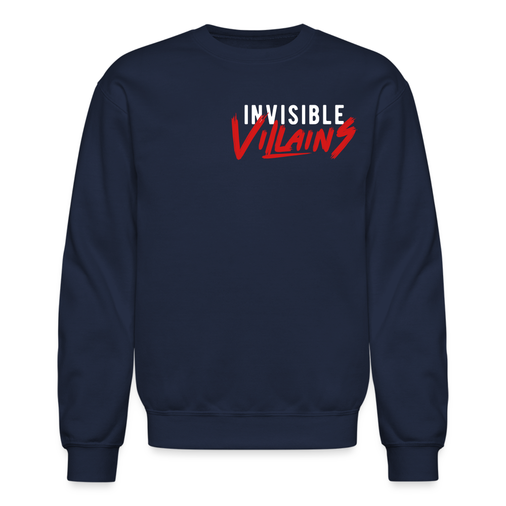 Invisible Villains Crewneck Sweatshirt - navy