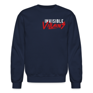 Invisible Villains Crewneck Sweatshirt - navy