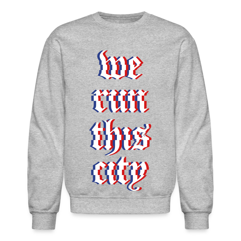 WRTC Glitch Crewneck Sweatshirt - heather gray