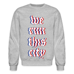 WRTC Glitch Crewneck Sweatshirt - heather gray