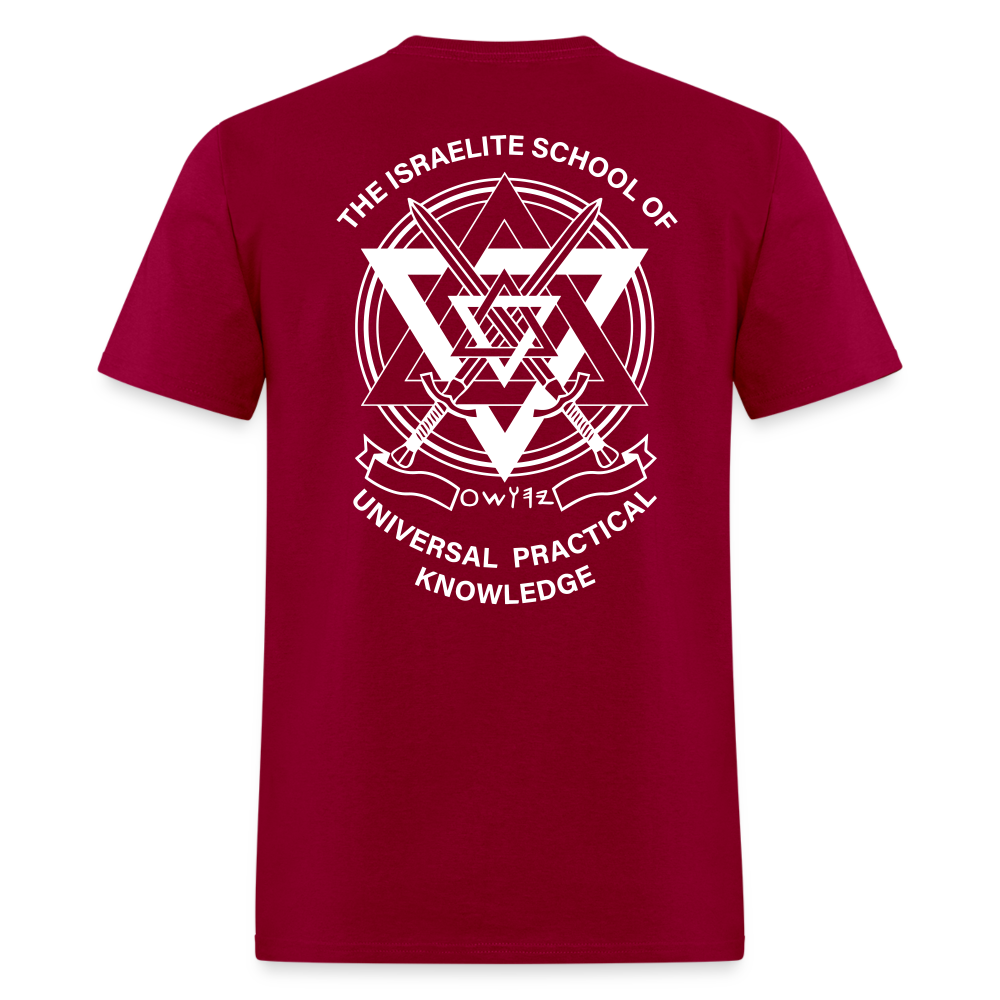 Hold The Scroll T-Shirt(Alt) - dark red