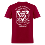 Hold The Scroll T-Shirt(Alt) - dark red