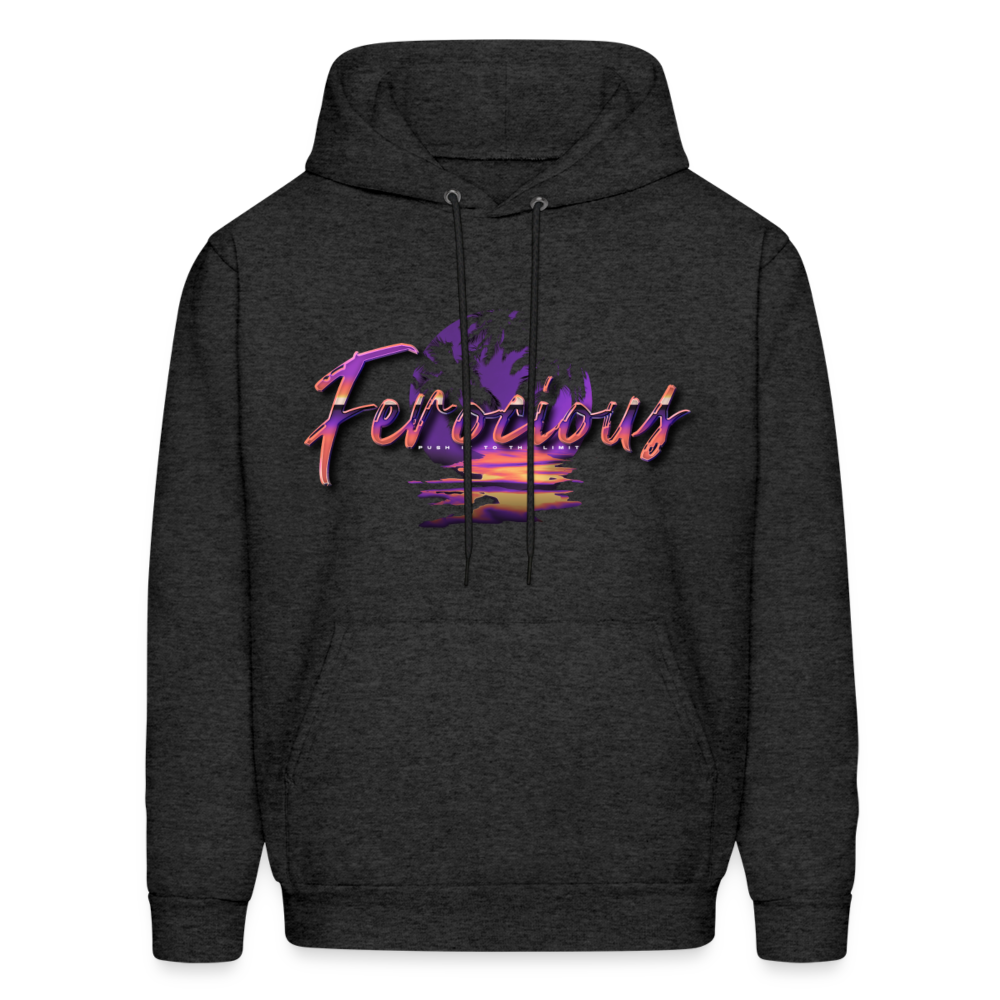 Ferocious 80's Hoodie - charcoal grey