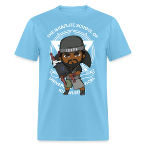 Hold The Scroll T-Shirt - aquatic blue