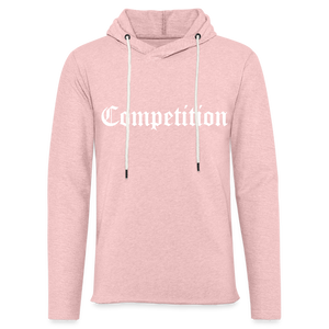 Competition Lightweight Terry Hoodie - cream heather pink