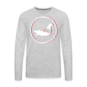 AK Glitch Long Sleeve T-Shirt - heather gray