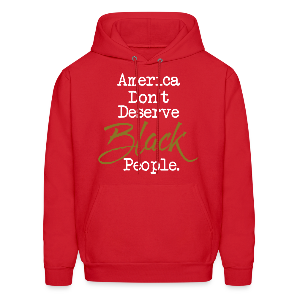 America Don't Hoodie - red