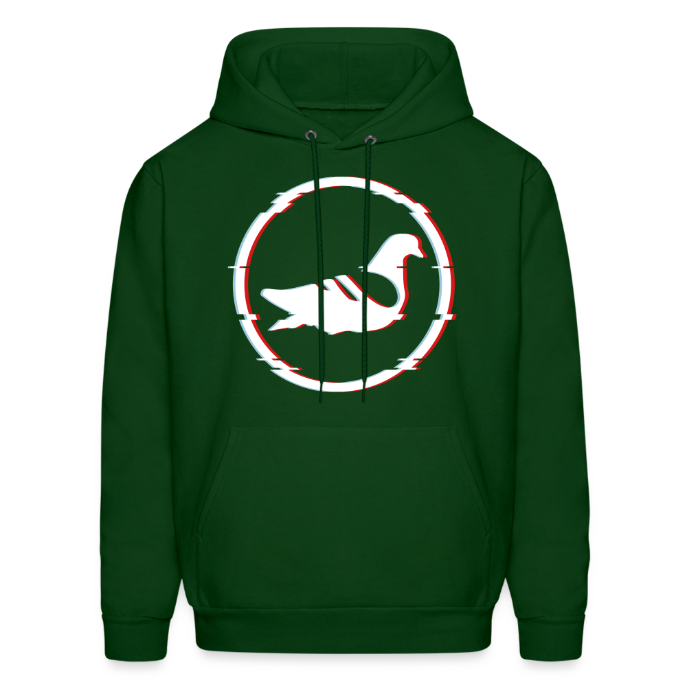 AK Glitch Men's Hoodie - forest green