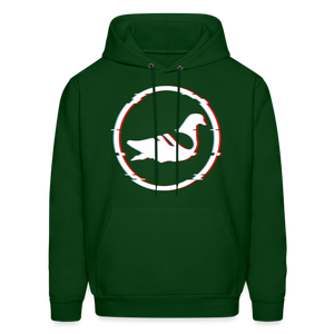 AK Glitch Men's Hoodie - forest green