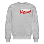 Invisible Villains Crewneck Sweatshirt - heather gray