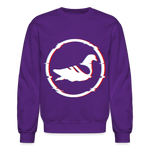 AK Glitch Crewneck Sweatshirt - purple