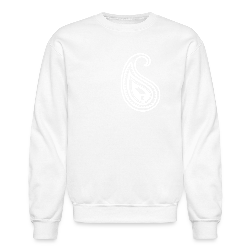 Paisley Crewneck Sweatshirt - white