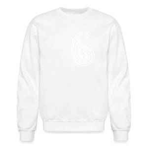 Paisley Crewneck Sweatshirt - white