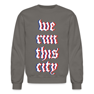 WRTC Glitch Crewneck Sweatshirt - asphalt gray