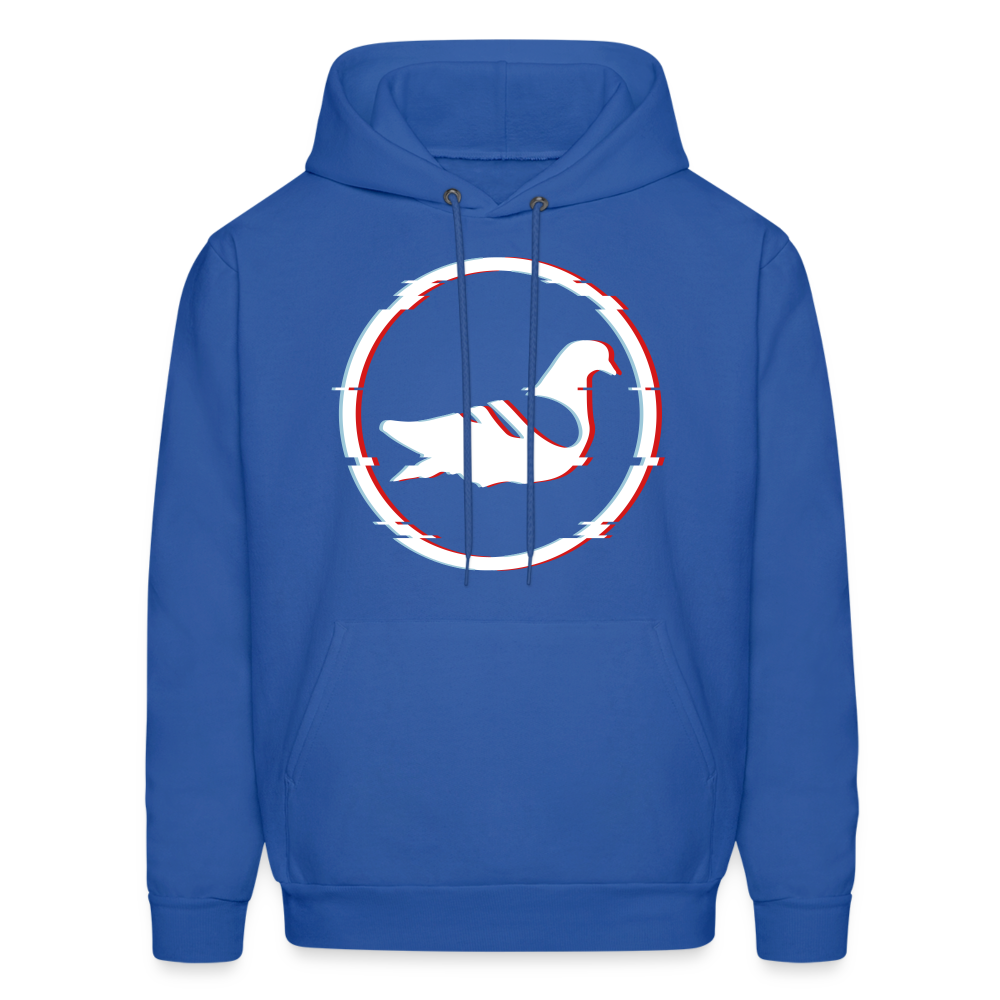 AK Glitch Men's Hoodie - royal blue