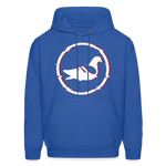 AK Glitch Men's Hoodie - royal blue