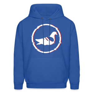 AK Glitch Men's Hoodie - royal blue