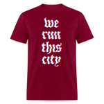 WRTC Glitch Classic T-Shirt - burgundy