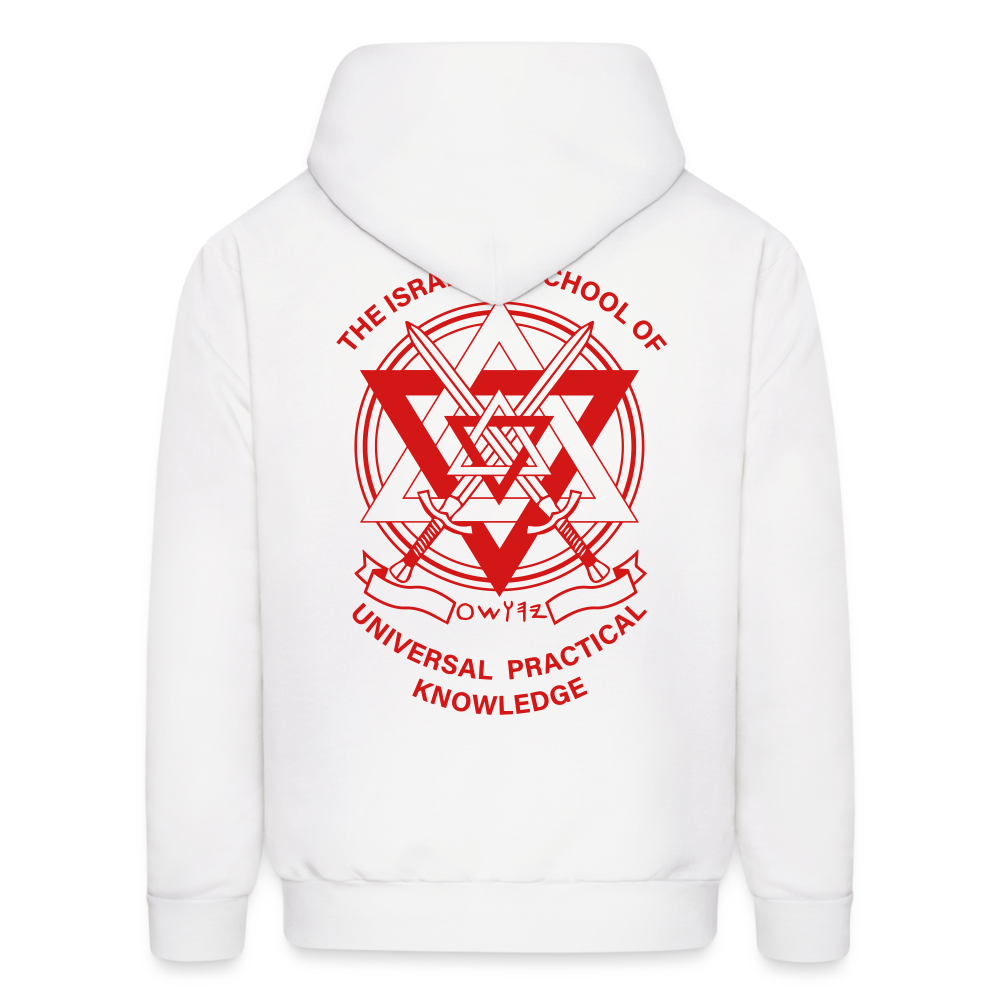 Hold The Torch Hoodie - white