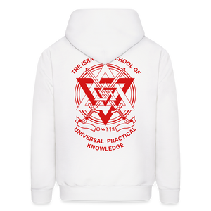 Hold The Torch Hoodie - white