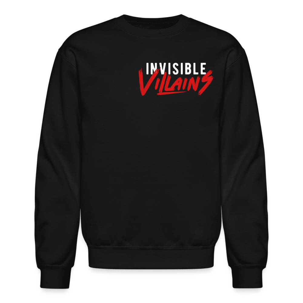 Invisible Villains Crewneck Sweatshirt - black