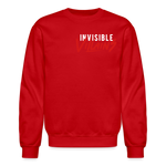 Invisible Villains Crewneck Sweatshirt - red