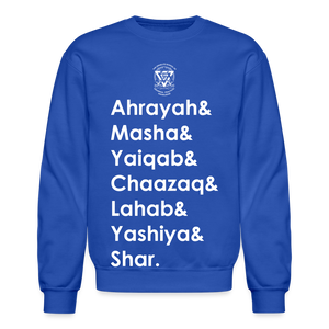 Seven Heads Crewneck Sweatshirt - royal blue