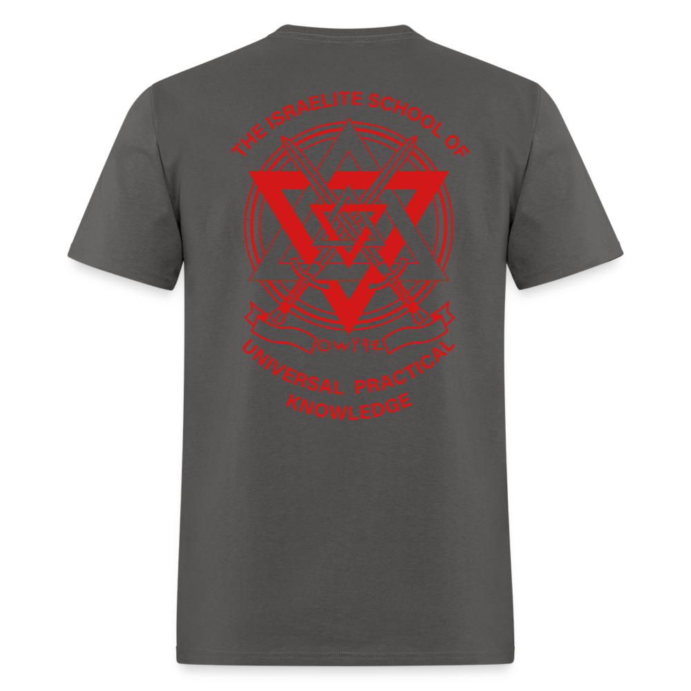 UPK Logo Classic T-Shirt Red - charcoal