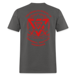 UPK Logo Classic T-Shirt Red - charcoal