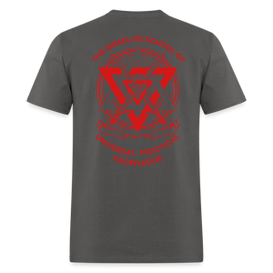 UPK Logo Classic T-Shirt Red - charcoal