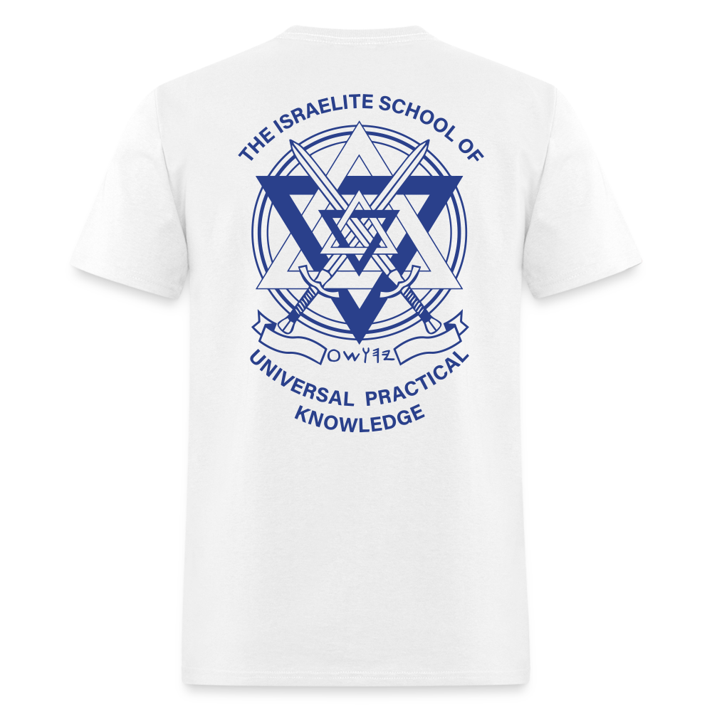 Products UPK Logo Classic T-Shirt Blue - white