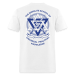 Products UPK Logo Classic T-Shirt Blue - white