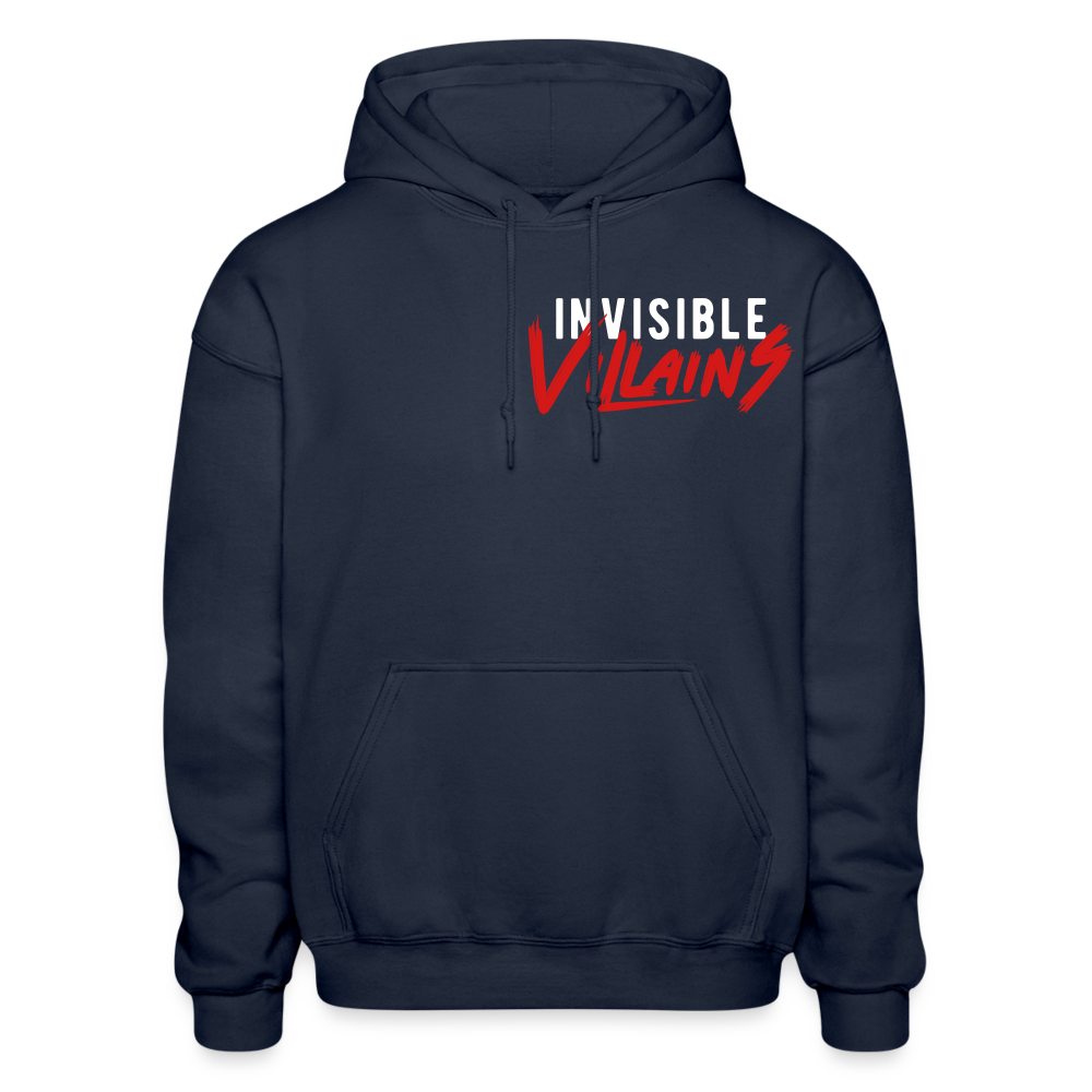 Invisible Villains Adult Hoodie - navy