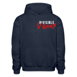 Invisible Villains Adult Hoodie - navy