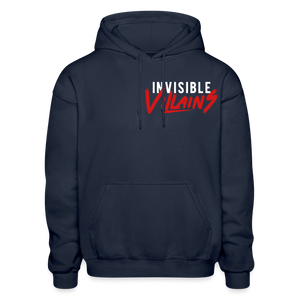 Invisible Villains Adult Hoodie - navy