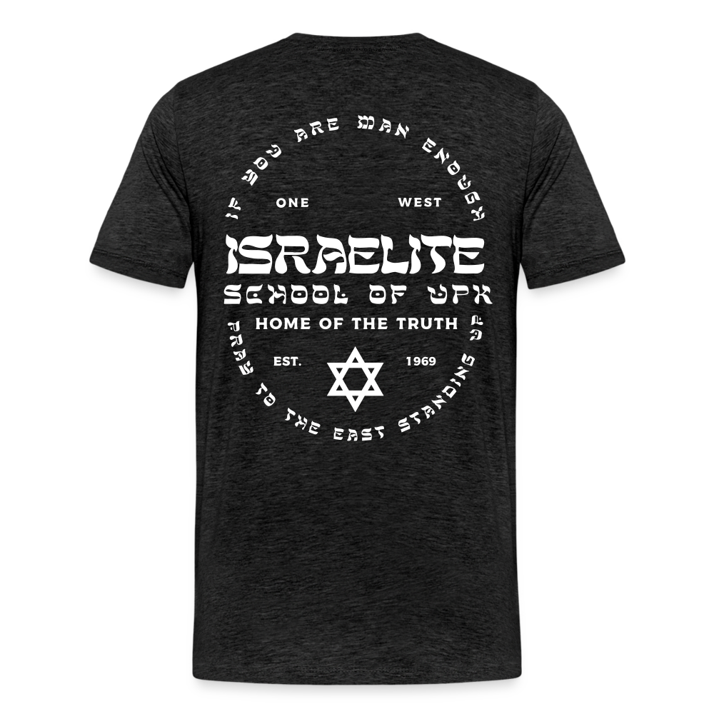 Pray to the East Premium T-Shirt - charcoal grey