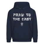 Pray to the east Hoodie - navy