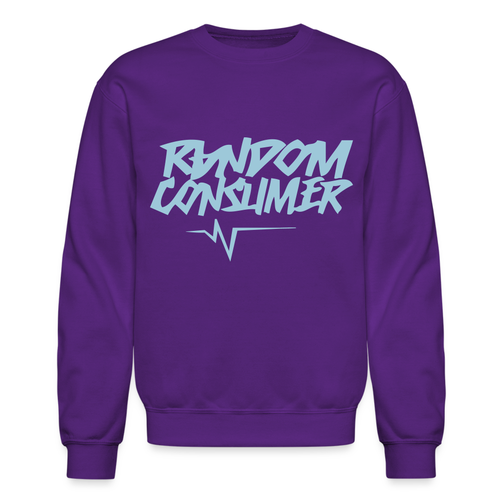 Rabid Rabit Crewneck Sweatshirt - purple